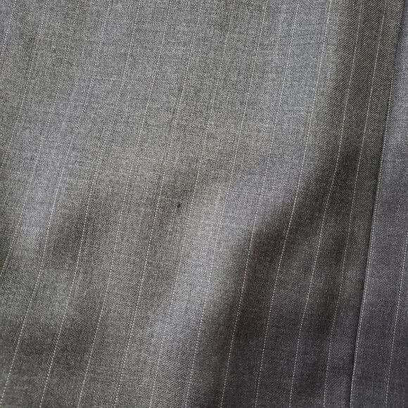 Lauren Ralph Lauren Gray Pinstriped Suit Jacket Sz 46R - Picture 14 of 16